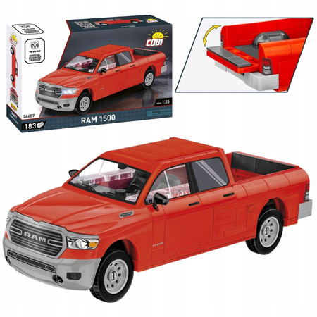 Klocki COBI 24607 Samochód RAM Picup Amerykańskie Auto 1500 183 El.