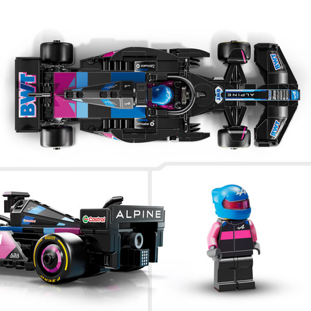 LEGO Speed Champions 77248 Bolid F1 BWT Alpine Team A524 Wyścigówka