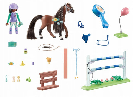 Playmobil Zoe i Blaze z przeszkodami 71355