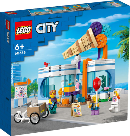 LEGO City 60363 Lodziarnia Akcesoria 3 Figurki