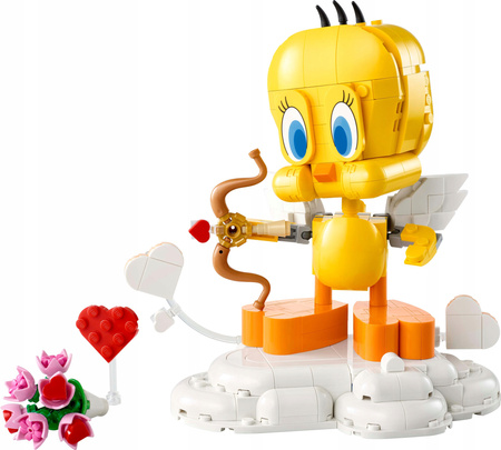 LEGO ICONS 40824 Kanarek Tweety Kupidyn Łuk Starzała Bukiet Serce Figurka