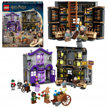 LEGO Harry Potter 76439 Sklep Ollivandera i Sklep Madam Malkin