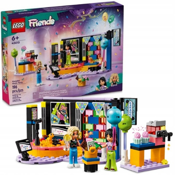 LEGO Friends 42610 Impreza z Karaoke Obrotowa Scena Przyjęcie Urodzinowe