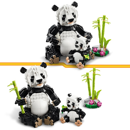 LEGO 31165 Creator 3w1 Dzikie zwierzęta rodzina pand Zwierzęta Orka Pingwin