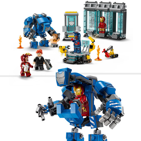 LEGO 76315 Marvel Super Heroes - Laboratorium Iron Mana: Zbrojownia