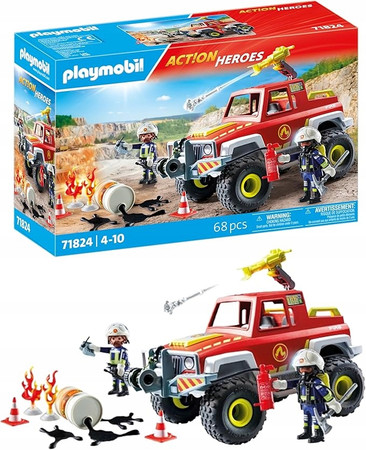 Playmobil Wóz strażacki 71824 Action Heroes terenowy wóz strażacki
