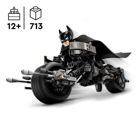 LEGO DC BATMAN 76273 FIGURKA BATMANA DO ZBUDOWANIA I BATCYKL batpod Motor