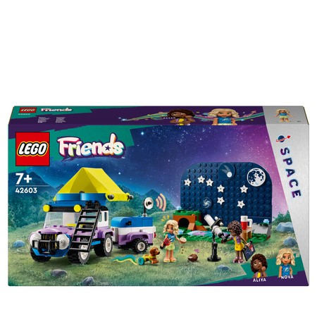 LEGO Friends 42603 Samochód Kamper Obserwatorium Gwiazd Auto Namiot Kosmos