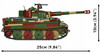 Klocki COBI 3124 Czołg PZKPFW VI TIGER AUSF.E 2IN1 862KL 114