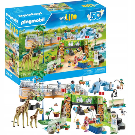 OUTLET Playmobil 71600 My Life Moje Wielkie Zoo Przygodowe Klocki Zwierzęta
