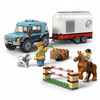 LEGO Samochód terenowy Auto SUV + przyczepa Koń Figurki 60327
