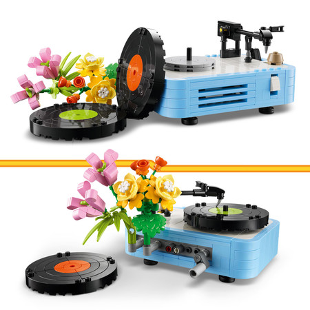 Lego Creator 3w1 Gramofon z kwiatami Mikrofon Radio Retro 31172