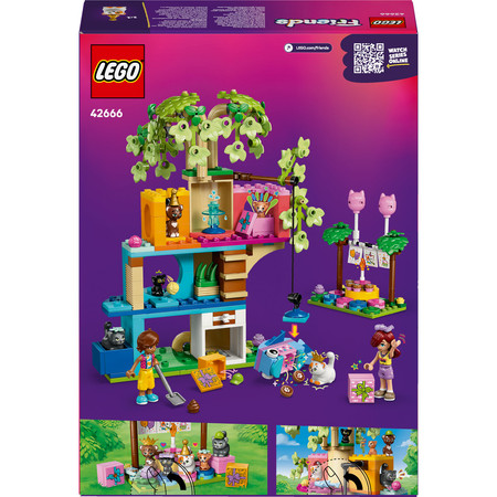 LEGO Friends 42666 - Kocie przyjęcie urodzinowe i Domek na Drzewie