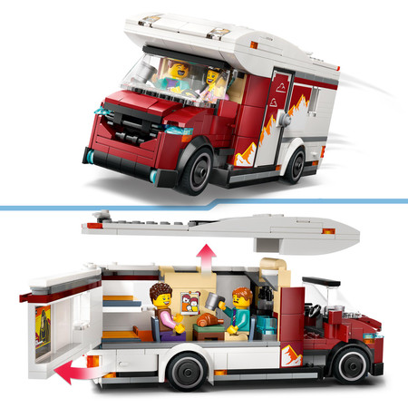 LEGO City 60454 Miasto Wakacyjna przyczepa przygodowa Kamper Camper Van