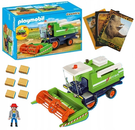 Playmobil Country 9532 Zielony Kombajn Wieś Rolnik Gospodarstwo Farma