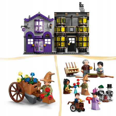 LEGO Harry Potter 76439 Sklep Ollivandera i Sklep Madam Malkin