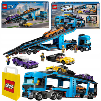 LEGO City 60408 Laweta z samochodami sportowymi