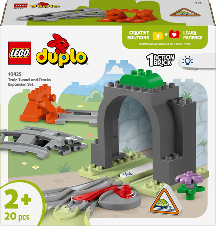 LEGO Duplo 10425 Tunel Kolejowy i Tory - Zestaw Rozszerzający