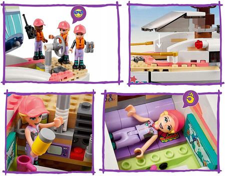 LEGO Friends 41716 Stephanie i Przygoda Pod Żaglami Łódź Statek + Akcesoria