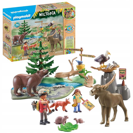 Playmobil 71403 Wiltopia North American Animals Excursion, Educational toys