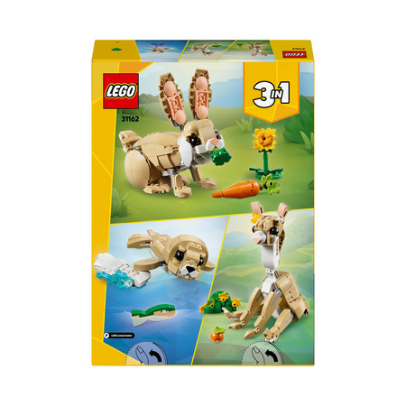 LEGO Creator 3w1 31162 Uroczy Króliczek Lama Foka Ryba Marchewka Słonecznik