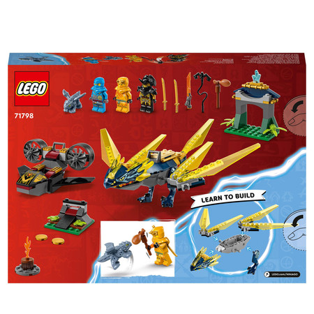 LEGO Ninjago Nya i Arin - bitwa na grzbiecie małego smoka 71798