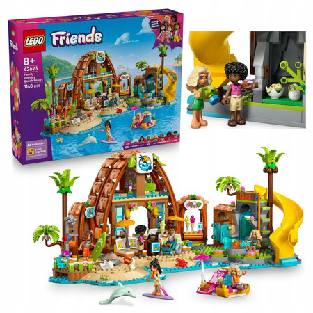 LEGO Friends 42673 Rodzinne Wakacje na Plaży