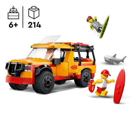 LEGO CITY 60453 Furgonetka ratowników plażowych Miasto Plaża Pojazd