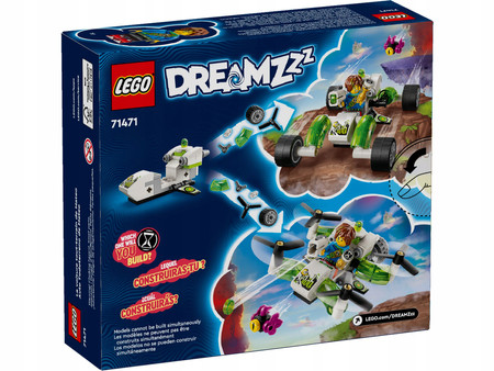 Lego Dreamzzz 71471 Terenówka Mateo Samochód Terenowy Helikopter Zestaw 2w1