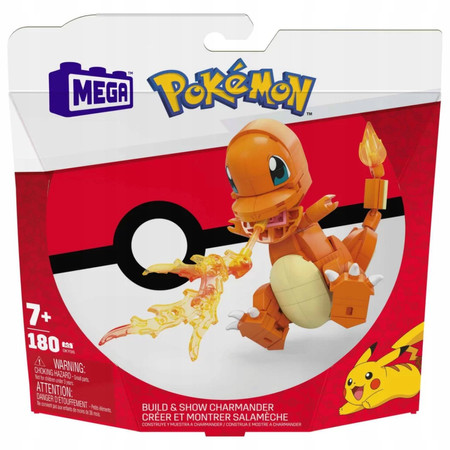 Mega Pokémon Klocki Konstrukcyjne Figurka Charmander GKY96