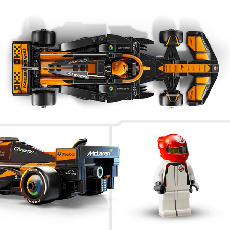 LEGO Speed Champions 77251 Bolid F1 McLaren Team MCL38 Wyścigówka