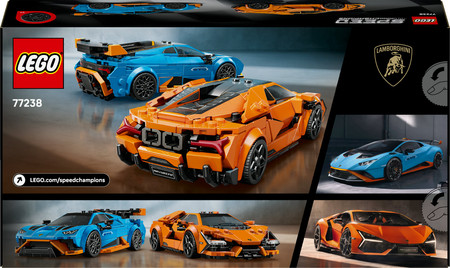 LEGO 77238 Speed Champions - Lamborghini Revuelto i Huracán STO