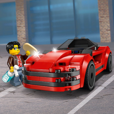 LEGO CITY 60448 Czerwony samochód sportowy