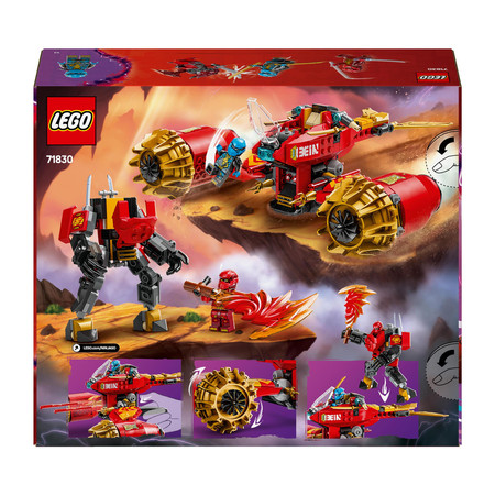 LEGO 71830 Ninjago Storm Rider Kaia - nowy pojazd wielofunkcyjny