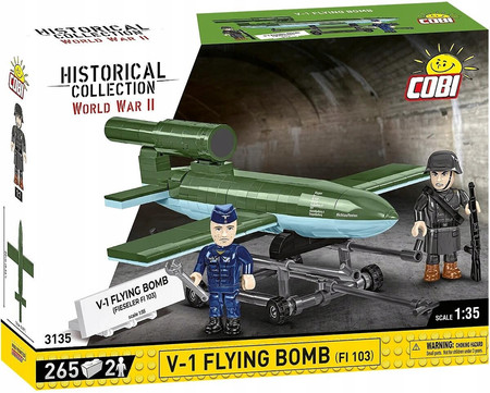 Klocki COBI 3135 V1 Flying Bomb rakieta V1 "Latająca Bomba" 2 figurki
