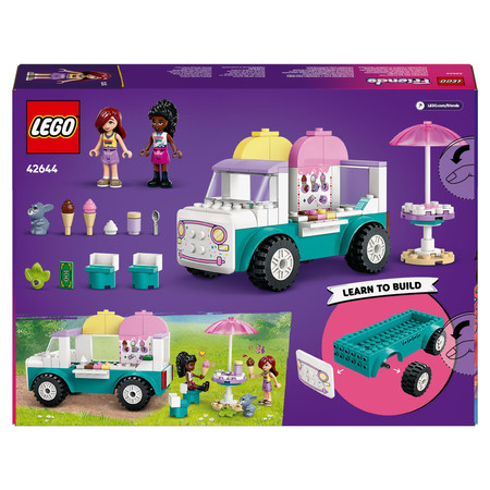 LEGO 42644 Friends Furgonetka z lodami w mieście Heartlake lodziarnia