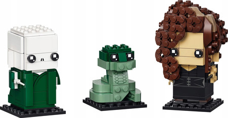 LEGO BrickHeadz 40496 Voldemort, Nagini i Bellatrix Harry Poter