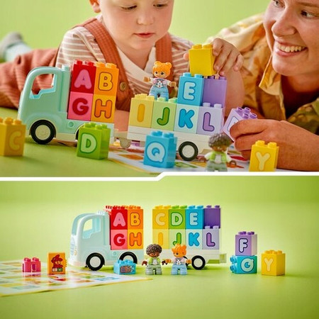 LEGO Duplo 10421 Samochód Ciężarówka z alfabetem Nauka Literek Duże klocki