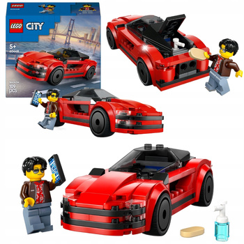 LEGO CITY 60448 Czerwony samochód sportowy