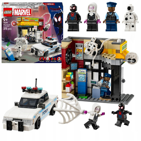 LEGO Marvel 76311 Super Heroes Multiwersum Miles Morales kontra Spot