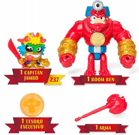 Zestaw Magicbox Piratix Gorilla Bros Boom Ben 4 elementy