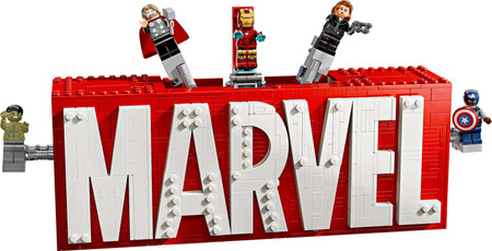 LEGO 76313 Marvel Super Heroes - Logo MARVEL z minifigurkami Nowość
