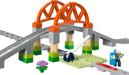 LEGO Duplo 10426 Most kolejowy i tory - zestaw rozszerzający