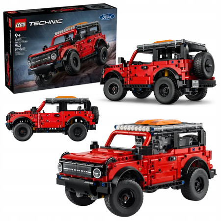 LEGO Technic 42213 SUV Ford Bronco Samochód silnik V6