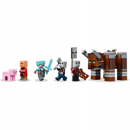 LEGO Minecraft 21278 Kryjówka Rozbójników i Dewastatorów