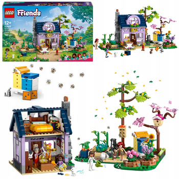 LEGO Friends 42669 Dom pszczelarza i Ogród Kwiatowy Ul Pszczoły Miód Kwiaty