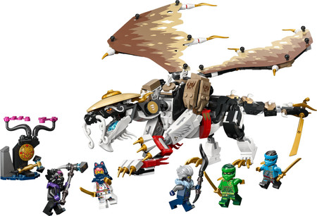LEGO Ninjago Ruchomy Smok Mistrz Egalt 71809 Lloyd Sora Nya Lord Ras Cinder