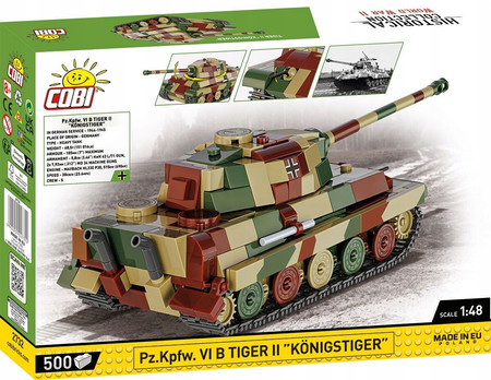 Klocki COBI 2732 czołg Pz.Kpfw.Vi B Tiger Ii Königstiger Trygrys królewski