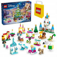 LEGO Disney 43253 Kalendarz adwentowy na 2024 rok Księżniczki