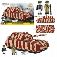 Klocki COBI 3138 Czołg Panzer VIII Maus Wersja 2025 r. nowy kamuflaż